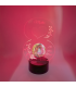Lampa 3D de 8 Martie cu Poza