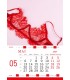 Wall Calendar Red