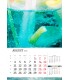 Wall Calendar Aqua