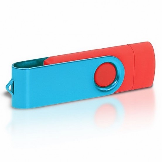 PD-6 OTG Light Blue-Red