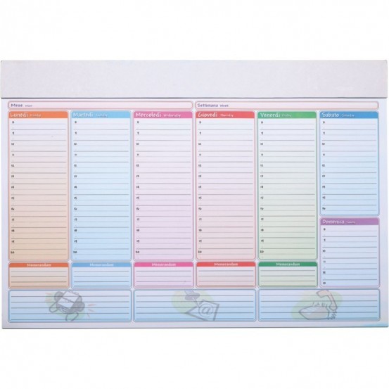 Planner de Birou Saptamanal