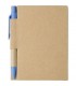 Caiet 80 pagini cu coperta din carton,pix inclus
