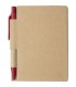 Caiet 80 pagini cu coperta din carton,pix inclus