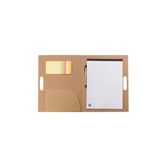 Mapa din carton cu caiet inclus , eco
