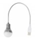 Lampa din plastic cu USB