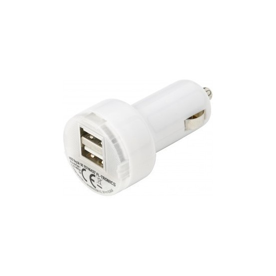 Adaptor 2 porturi USB auto