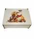 Pachet Cadou "Ciuperci" in Cutie din Lemn