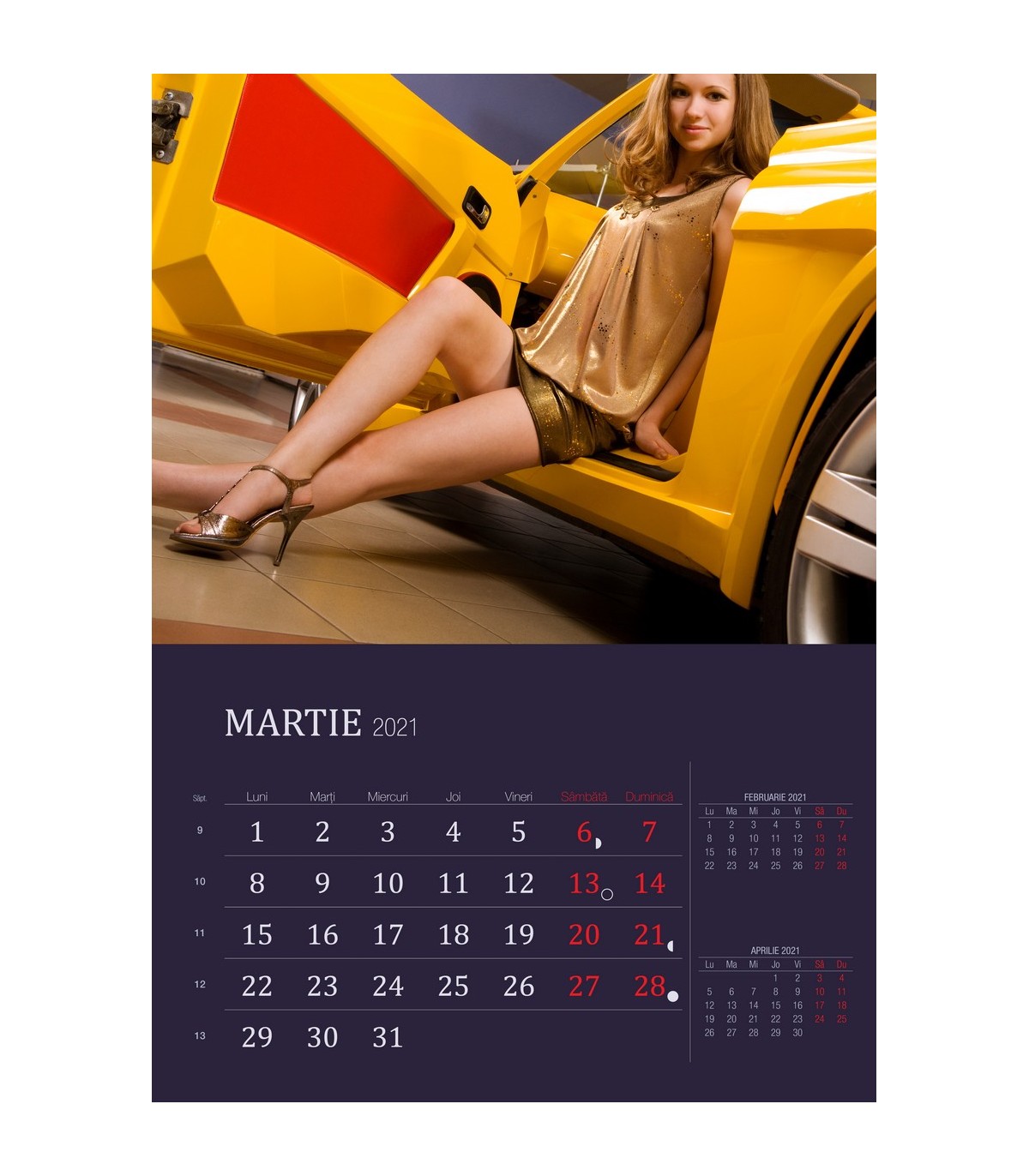 calendar-girls-with-cars-calendar-personalizat-de-perete-a3-sands-ro